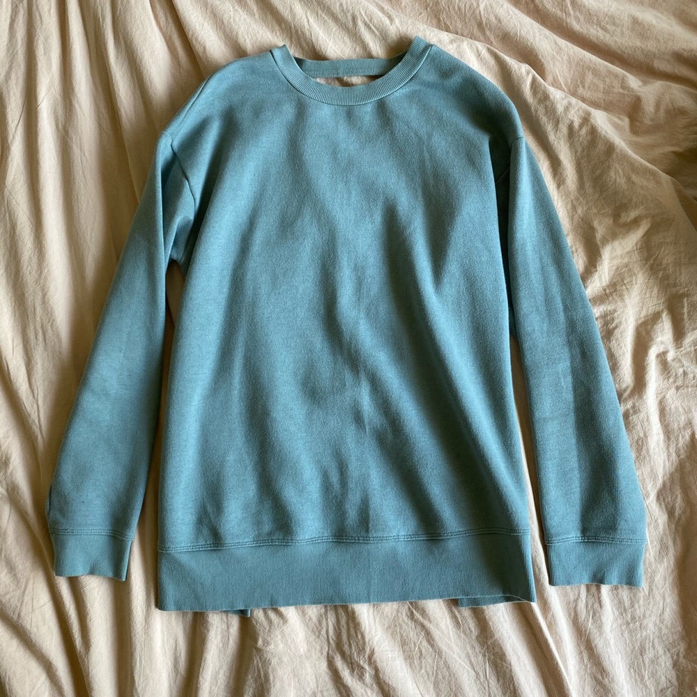 TOPSHOP CRISS CROSS BACK SWEATSHIRT